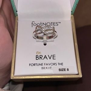 sterling silver infinity ring